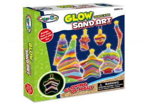 China Educational DIY Glow Sand Arts And Crafts Toys / Children Learning Kits W / Bottles on sale