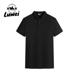  Embroidery Logo Mens Polo T Shirts Breasted Cardigan Lattice Polyester Manufactures