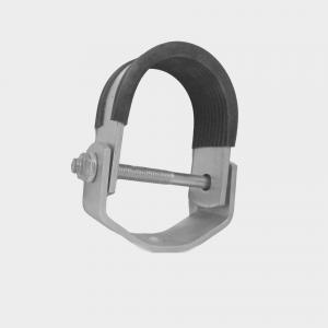China 2.0mm Single Clip Carbon Steel Pipe Clamp M7 M10 Hose Clamp Zinc Plated on sale