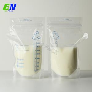  Plastic High Temperature Resistant Breast Milk Bag With Normal Zipper For Liquid Milk Filling Manufactures