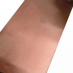  0.3mm 0.5mm 99.9% Copper Clad Laminated Sheet For Decoration Manufactures