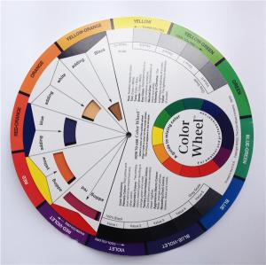  Mix Round Tattoo Accessories Palette Pigment Color Wheel Paper Card Manufactures