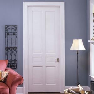 Oak Solid Wood Interior Doors , Carved Wood Entry Doors For House Decoration