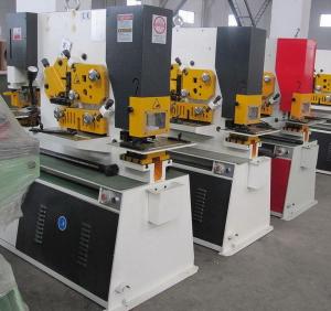  Q35Y Combined Hydraulic ironworker Machinery , Steel Hole Punch Machine Manufactures