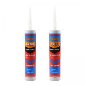  Bathroom Paintable Acrylic Sealant High And Low Temperature Resistance Manufactures