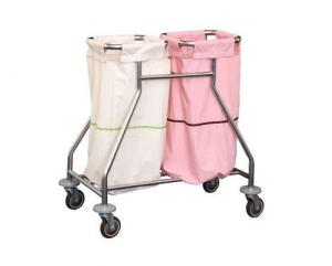 China Medical Waste Collecting Hospital Instrument Trolley Stainless Steel Medical Nursing Care Trolley on sale