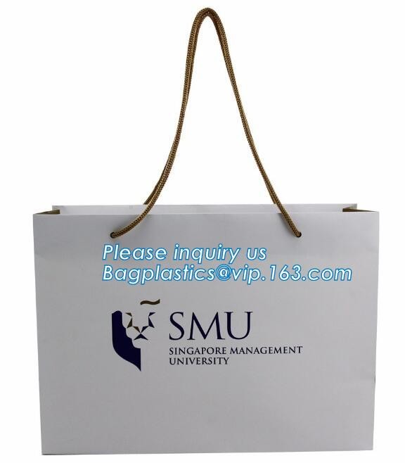 Handmade Paper Bag Design,white gift carrier shopping paper bags,Luxury Clothing Shopping Paper Bag Packaging BAGEASE PA
