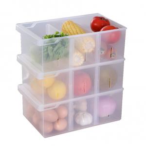 China Plastic Refrigerator Organizer Bin Clear Stackable Food Storage Container for Pantry,Fridge,Cabinet,Kitchen Organization on sale