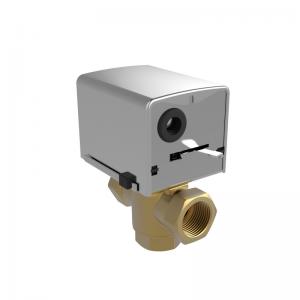  1.6MPa Low Pressure Fan Coil Unit Motorized Zone Valve With Brass Valve Body Manufactures