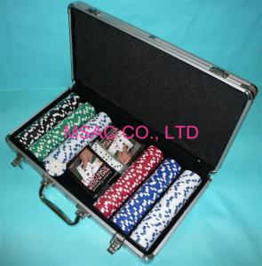 China MS-Chip-13 Aluminum Chip Case Black Color Poker Chip Display Case For Packing Chippers on sale