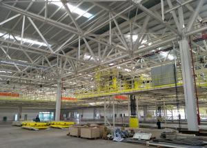  Heavy Engineering Truss Steel Structure Workshop / Steel Building Workshop Manufactures