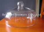 Custom handmade blown glass lamp shade glass cake cover for wholesale