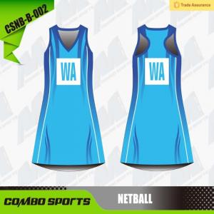 China Sublimation Print Custom Netball Uniforms on sale