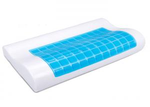 China Cool Gel Memory Foam Pillow Polyurethane Elastic Sleep Innovation Contour on sale
