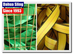  100% Polyester Ratchet Strap Webbing For Trailer Tie Down Strap Grade AA Manufactures