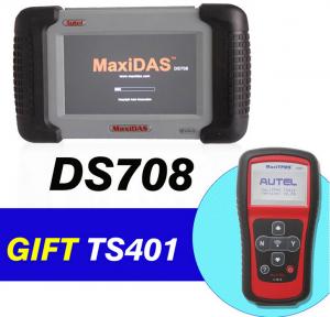 China Buy Autel MaxiDAS DS708 Get MaxiTPMS TS401 As Gift for Car Diagnostics Scanner on sale