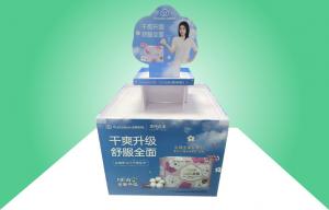 China All Round Show Cardboard Pallet Display Recyclable For Promoting Sanitary Pad on sale