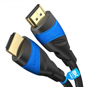 China Gold Plated 4K 8K HMDI Cable Video Cable Audio Cable 60Hz 120Hz Full 19pin Port on sale