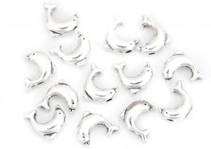  Finds Spacer Beads Dolphin Charms - 95 Pack, 10mm with 1.3mm Hole Charms for Craft and Jewelry Making Supplies Manufactures