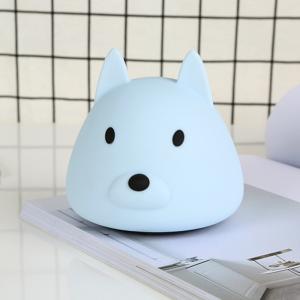  NEW Creative Dog LED Night Light For Children Baby Kids Multicolor Silicone Bedside Lamp Touch Sensor Tap Control Night Manufactures