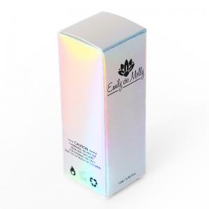  Holograms Paper Boxes Laser Paper Case Cartons Gift Box Customized Holographic Makeup Bottle Paper Box Manufacturers Manufactures