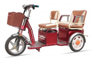  Two Passengers Motorized Electric Tricycles , Three Wheel Electric Trike Manufactures