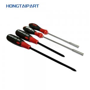  Cr-V Steel Screw driver Set With Double Color Soft Grip Professional Screwdrivers With Cross Magnetic Head Manufactures