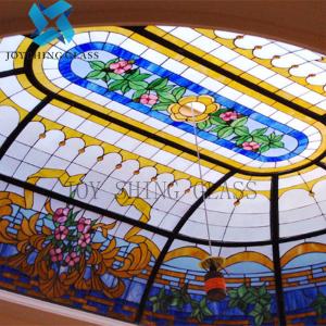 China Anti UV Church Stained Glass Customized Size Thickness Shape Color on sale