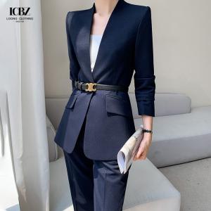 Ladies Office Wear 2023 Elegant Single Breasted Work Dress for Professional Women Manufactures