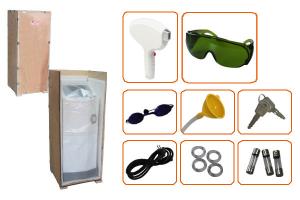 China Permanent 808nm Diode Full Body / Facial Laser Hair Removal Machine 10 - 50j / Cm2 on sale