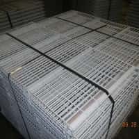 Foldable Metal Wire Mesh Decks Pallet Rack Warehouse Storage 500 - 1000mm Depth