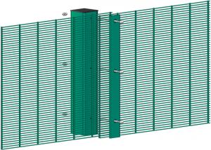  South Africa Clear vu Fence /358 Mesh Security Fencing / Prison Fences Manufactures