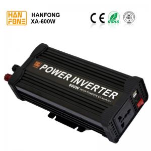  High Frequency XA600watt solar inverter Car power inverter 600W 12V DC AC110V 220V power inverter with USB dual charger Manufactures