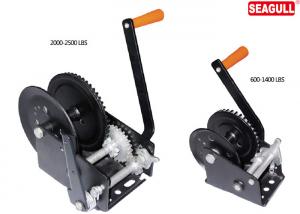 China Windlass Hand Lifting Winch Steel Manual Hand Winch With Single Double Speed on sale