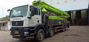 China Diesel Powered Refurbished Concrete Pump Truck Four Axles RoHS on sale