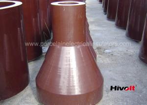 China White / Brown / Grey Color Hollow Core Insulators For Dust Precipitators on sale
