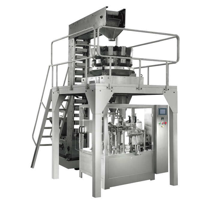 Vertical Stand Up Bag Rotary Frozen Food Packing Machine