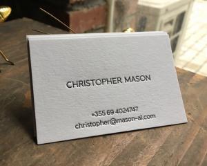 High End Letter Press Business Cards , Pantone Printing Business Cards Manufactures