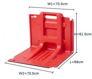  Freestanding Emergency Rescue Equipment Thickness 4mm Plastic Flood Barrier Manufactures