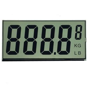  Alphanumeric 7 Segment LCD Display , TN LCD Panel For Weight Counter Front Screen Manufactures