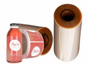 China Length Customized Shrink Sleeve Film High Gloss PVC Heat Shrink Roll on sale
