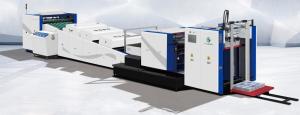  Corrugated Paper UV Spot Laminator Coating Machine 1050mm  9000Sheets Per Hour Manufactures