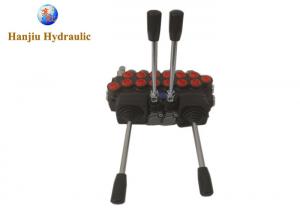 China 6P40 Joystick Hydraulic Directional Valve 40lpm Manual Control Valve Interchangeable Spool on sale