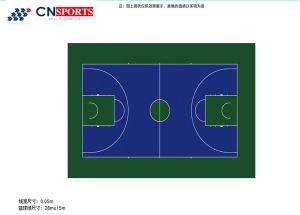  5mm Middle School Basketball Court Waterproof Wear Resistance Manufactures