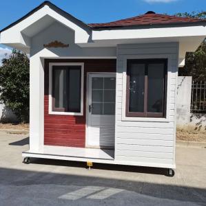 China Customized 10m2 Portable Toilet With The Glass Door And Double Layer Glass Window on sale