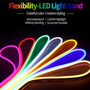 China Dc 12v 600leds 6*12mm PVC Neon LED Strip Light Waterproof Flexible LED Light Strip on sale