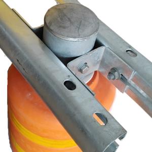  Anti-corrosion Eva Traffic Safety Rotary Barrier with Hot Roller Barrels Manufactures