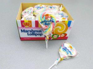  11g Marshmallow Lollipop Colorful lovely Shape Taste Sweet and Soft / Best snack Manufactures