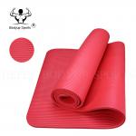 Full Thick Non Slip Workout Mat , Fitness NBR Yoga Mat With High Density