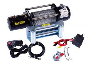 China Single Line 2000-9500 Lbs Portable Atv Winch 24v / 12v Electric Winches For Atv on sale